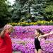 Milan coach Robin Love goes over the routine with his niece, Aurora, at the Racquet club before the girls compete on Monday, July 22. Daniel Brenner I AnnArbor.com